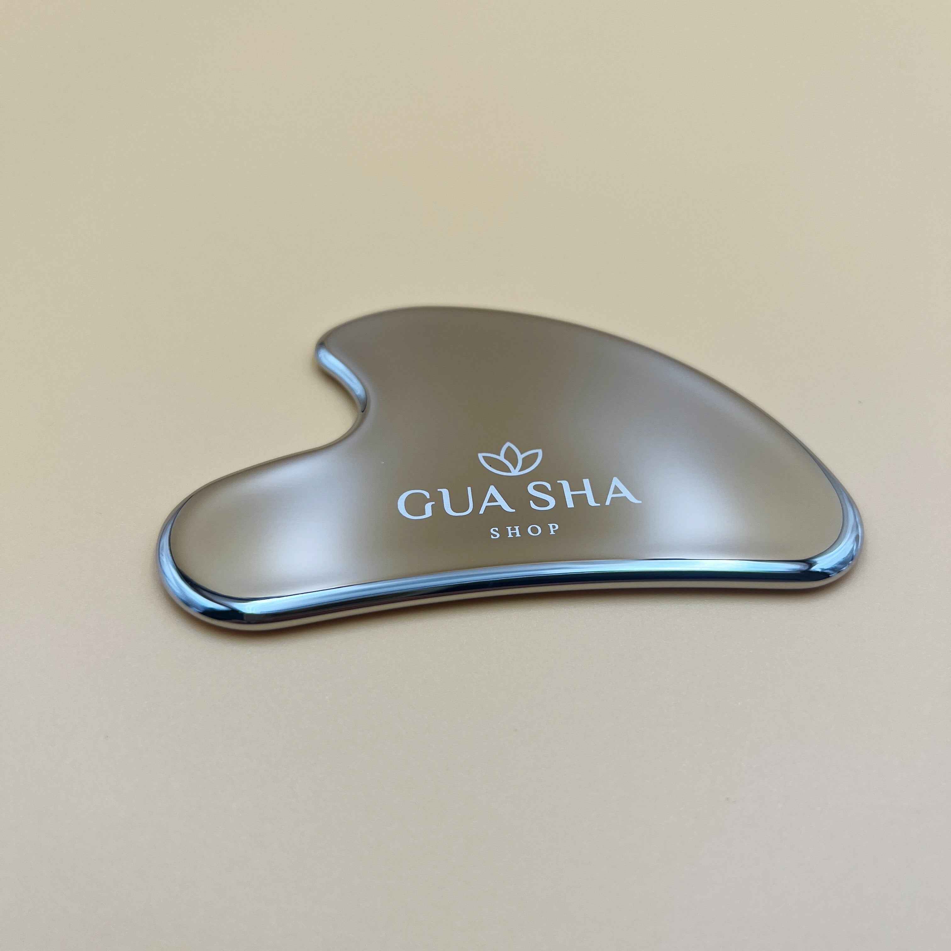 Stainless Steel Heart Gua Sha
