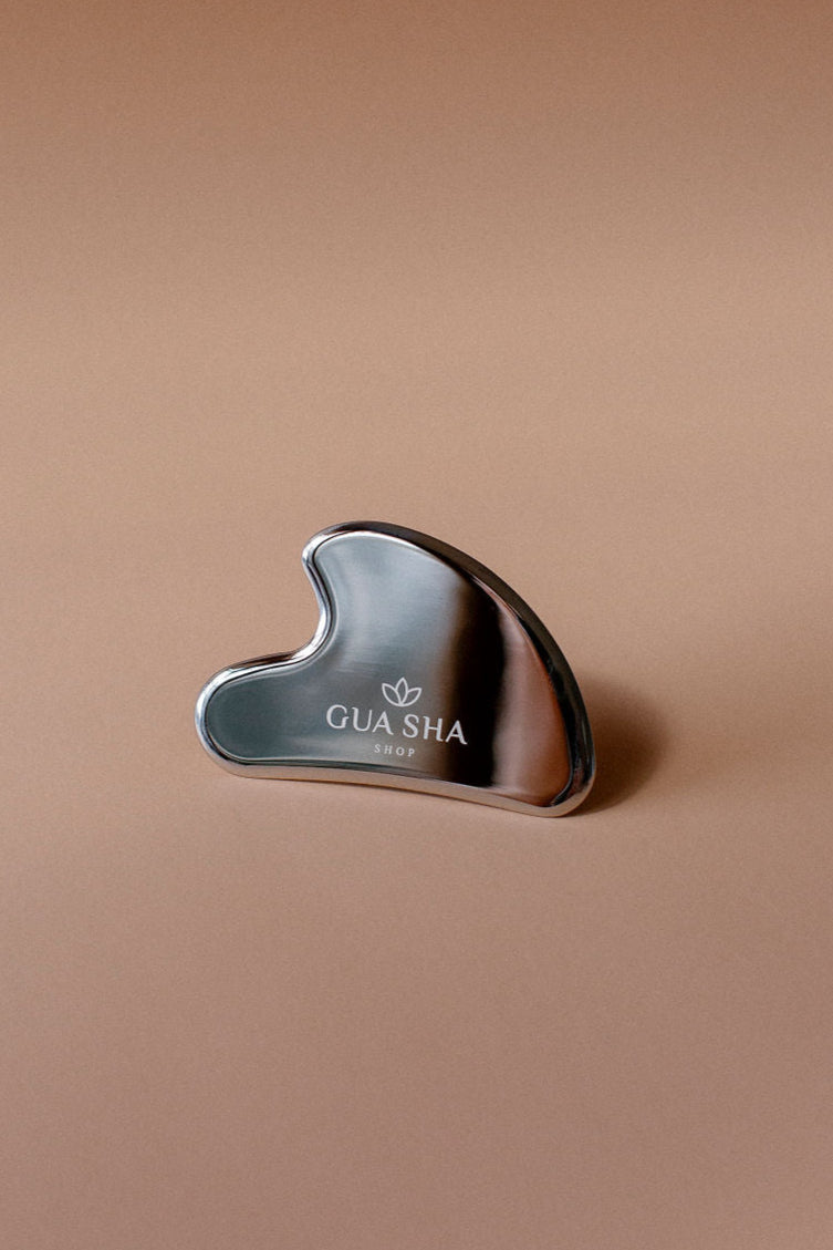 Stainless Steel Heart Gua Sha